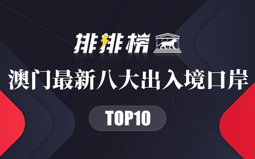 2023年澳门最新八大出入境口岸