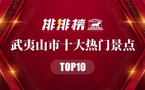 2023年武夷山市十大热门景点